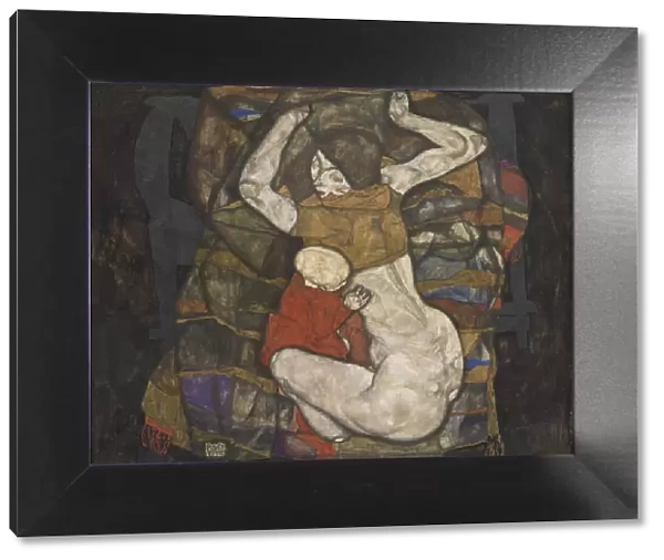 Young mother, 1914. Creator: Schiele, Egon (1890-1918)