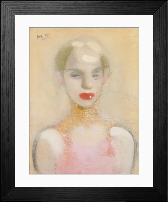 Framed Print : Circus Girl, 1916. Creator: Schjerfbeck, Helene (1862-1946) Framed Print : Circus Girl, 1916. Creator: Schjerfbeck, Helene (1862-1946)