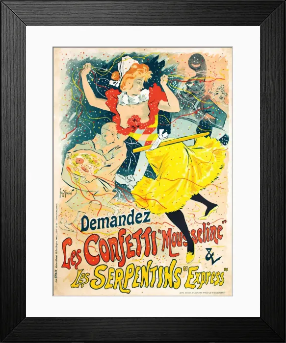 Framed Print : Les Confetti, 1894. Creator: Meunier, Henri Georges (1873-1922) Framed Print : Les Confetti, 1894. Creator: Meunier, Henri Georges (1873-1922)