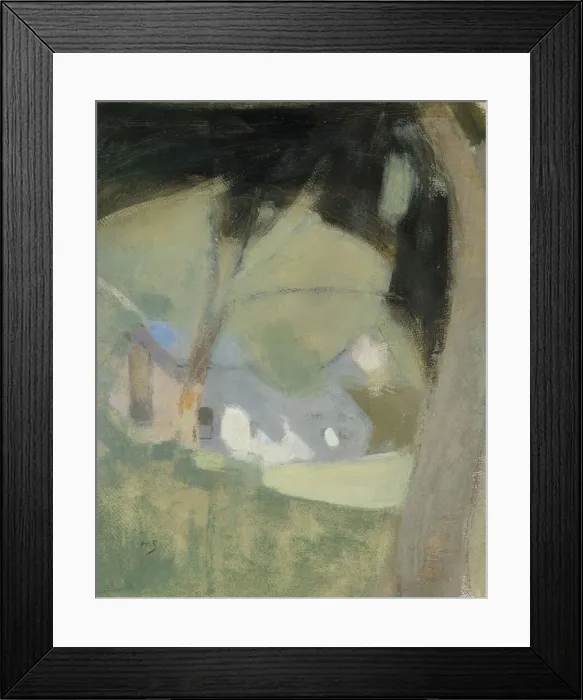 Framed Print : The Old Brewery (Composition), 1918. Creator: Schjerfbeck, Helene (1862-1946) Framed Print : The Old Brewery (Composition), 1918. Creator: Schjerfbeck, Helene (1862-1946)