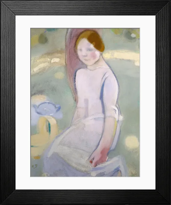 Framed Print : Under the Linden, 1911. Creator: Schjerfbeck, Helene (1862-1946) Framed Print : Under the Linden, 1911. Creator: Schjerfbeck, Helene (1862-1946)