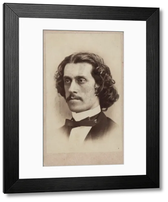 Framed Print : Portrait of the composer Josef Strauss (1827-1870), ca 1860 Framed Print : Portrait of the composer Josef Strauss (1827-1870), ca 1860