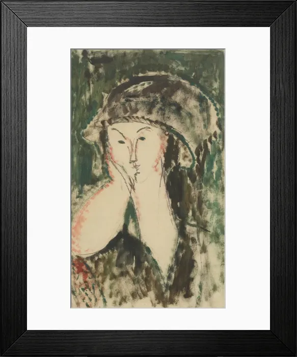 Framed Print : Portrait of Beatrice Hastings, 1914-1915. Creator: Modigliani, Amedeo (1884-1920) Framed Print : Portrait of Beatrice Hastings, 1914-1915. Creator: Modigliani, Amedeo (1884-1920)