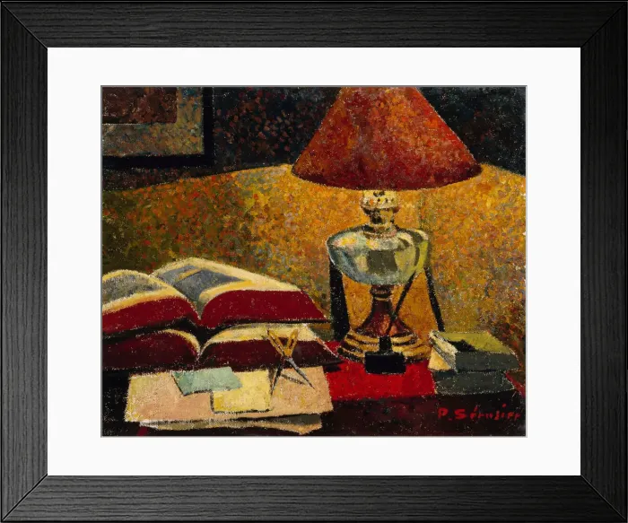 Framed Print : Under the Lamp, 1906. Creator: Serusier, Paul (1864-1927) Framed Print : Under the Lamp, 1906. Creator: Serusier, Paul (1864-1927)