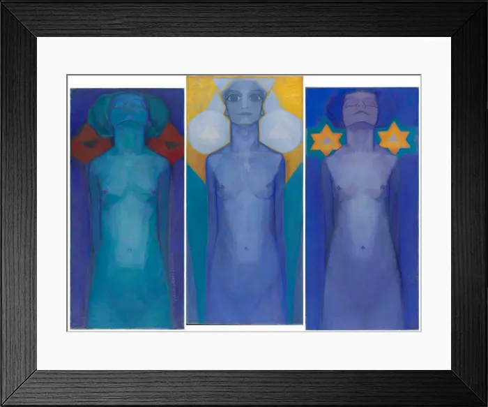 Framed Print : Evolution, 1911. Creator: Mondrian, Piet (1872-1944) Framed Print : Evolution, 1911. Creator: Mondrian, Piet (1872-1944)