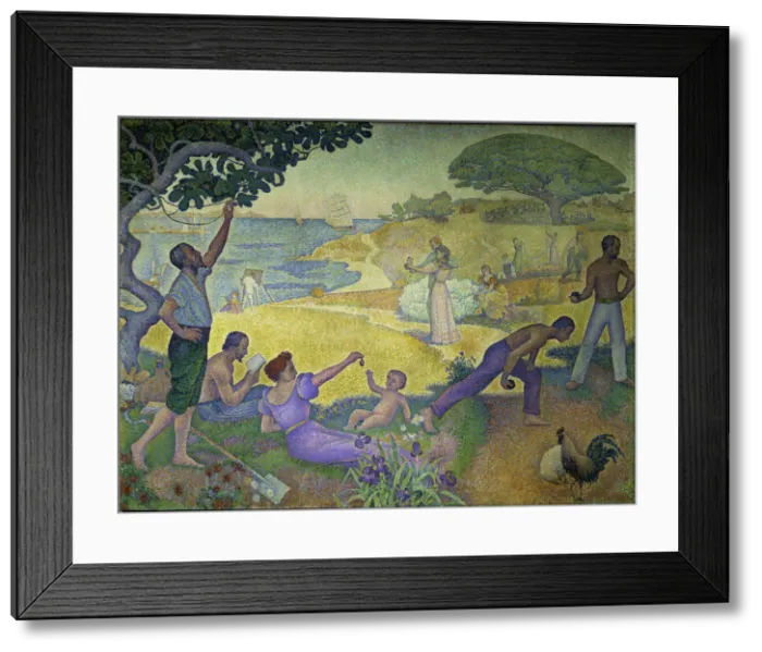 Framed Print : In the Time of Harmony. The Golden Age is not in the Past, it is in the Future, 1896 Framed Print : In the Time of Harmony. The Golden Age is not in the Past, it is in the Future, 1896