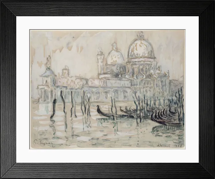 Framed Print : Venice, 1908. Creator: Signac, Paul (1863-1935) Framed Print : Venice, 1908. Creator: Signac, Paul (1863-1935)