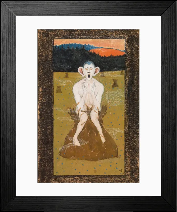 Framed Print : Frost, 1895. Creator: Simberg, Hugo (1873-1917) Framed Print : Frost, 1895. Creator: Simberg, Hugo (1873-1917)