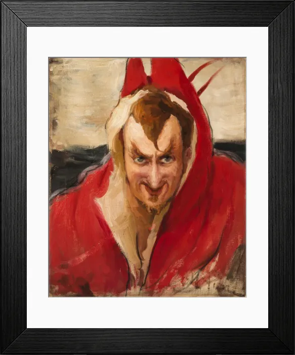 Framed Print : Grigory Grigoryevich Ge (1867-1942) as Mephistopheles. Creator: Repin Framed Print : Grigory Grigoryevich Ge (1867-1942) as Mephistopheles. Creator: Repin