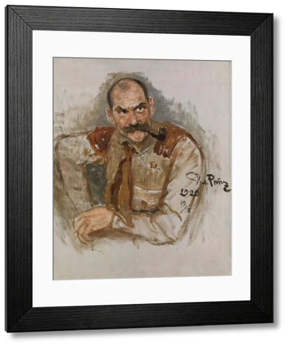 Framed Print : Portrait of the artist Akseli Gallen-Kallela (1865-1931), 1920 Framed Print : Portrait of the artist Akseli Gallen-Kallela (1865-1931), 1920