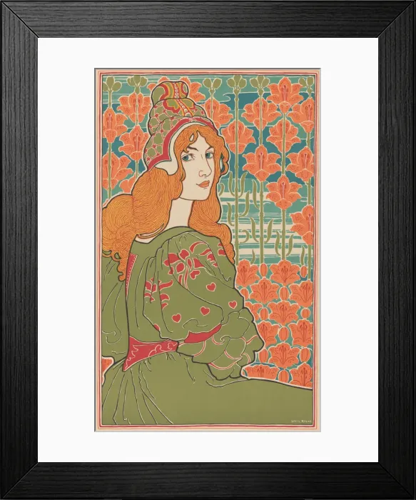 Framed Print : Jane, 1897. Creator: Rhead, Louis John (1858-1926) Framed Print : Jane, 1897. Creator: Rhead, Louis John (1858-1926)