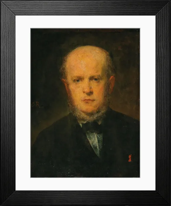 Framed Print : Portrait of Adolph Menzel (1815-1905), 1867. Creator: Ricard, Louis-Gustave (1823-1872) Framed Print : Portrait of Adolph Menzel (1815-1905), 1867. Creator: Ricard, Louis-Gustave (1823-1872)