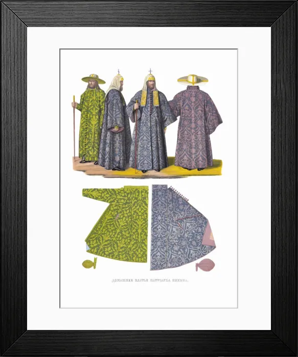 Framed Print : Patriarch Nikons Robes. From the Antiquities of the Russian State, 1849-1853 Framed Print : Patriarch Nikons Robes. From the Antiquities of the Russian State, 1849-1853