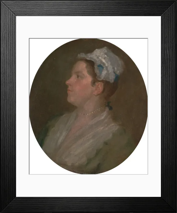 Framed Print : Ann Hogarth, ca. 1740. Creator: William Hogarth Framed Print : Ann Hogarth, ca. 1740. Creator: William Hogarth
