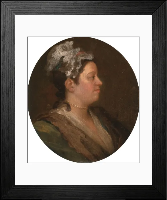 Framed Print : Mary Hogarth, ca. 1740. Creator: William Hogarth Framed Print : Mary Hogarth, ca. 1740. Creator: William Hogarth