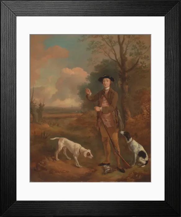 Framed Print : Major John Dade, of Tannington, Suffolk, ca. 1755. Creator: Thomas Gainsborough Framed Print : Major John Dade, of Tannington, Suffolk, ca. 1755. Creator: Thomas Gainsborough