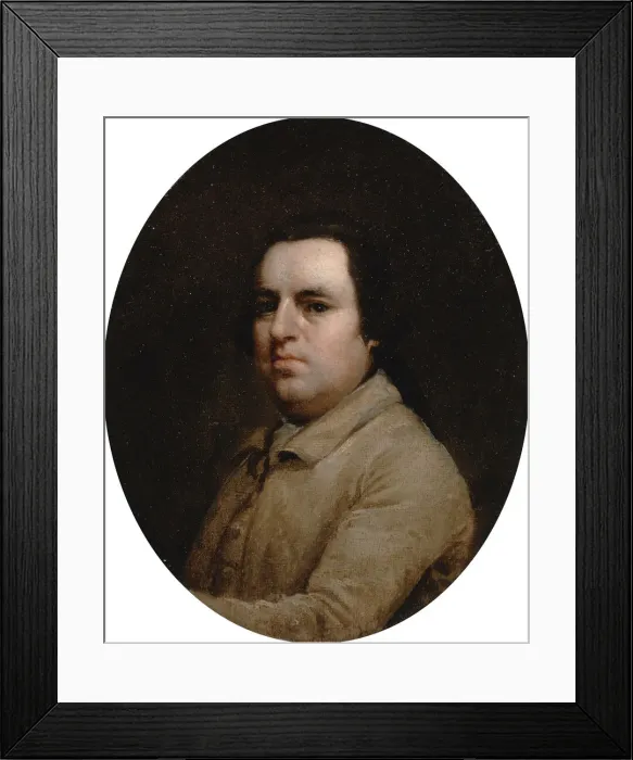 Framed Print : Self-Portrait, ca. 1759. Creator: George Stubbs Framed Print : Self-Portrait, ca. 1759. Creator: George Stubbs
