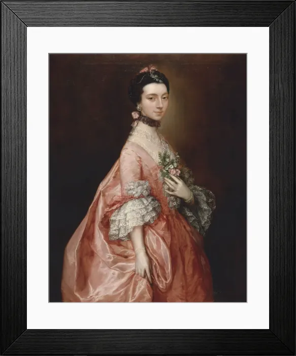 Framed Print : Mary Little, later Lady Carr, ca. 1765. Creator: Thomas Gainsborough Framed Print : Mary Little, later Lady Carr, ca. 1765. Creator: Thomas Gainsborough