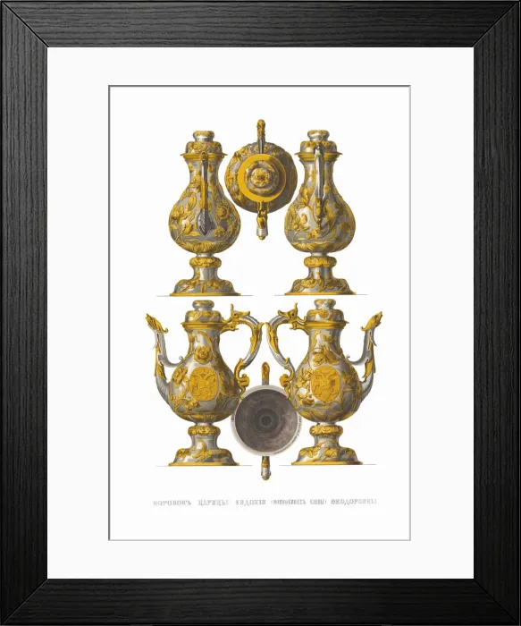 Framed Print : Jug of Tsarina Evdokiya Feodorovna Lopukhina, 1849-1853 Framed Print : Jug of Tsarina Evdokiya Feodorovna Lopukhina, 1849-1853