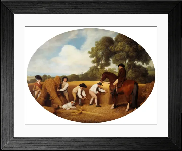 Framed Print : Reapers, 1795. Creator: George Stubbs Framed Print : Reapers, 1795. Creator: George Stubbs