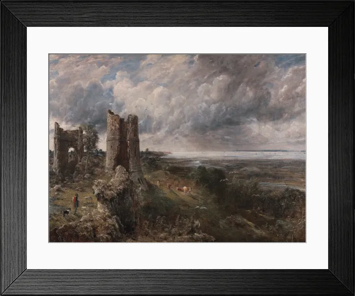 Framed Print : Hadleigh Castle, The Mouth of the Thames--Morning after a Stormy Night, 1829 Framed Print : Hadleigh Castle, The Mouth of the Thames--Morning after a Stormy Night, 1829