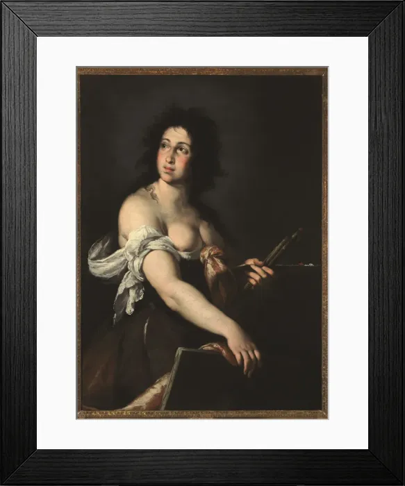 Framed Print : Allegoria della pittura (Allegory of painting), 1635. Creator: Strozzi Framed Print : Allegoria della pittura (Allegory of painting), 1635. Creator: Strozzi
