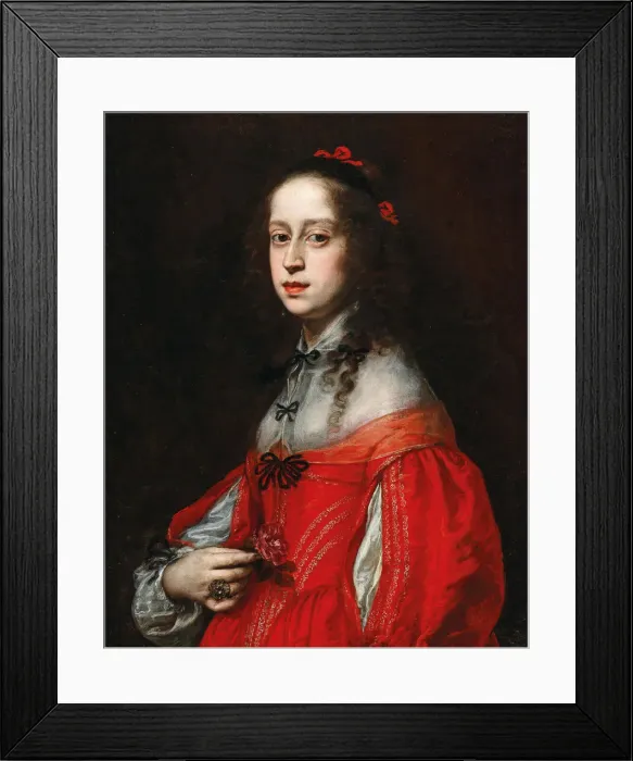 Framed Print : Portrait of Maria Leopoldine of Austria-Tyrol (1632-1649) Framed Print : Portrait of Maria Leopoldine of Austria-Tyrol (1632-1649)