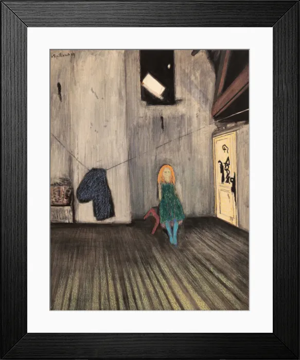Framed Print : Toute seule (Alone), 1909. Creator: Spilliaert, Leon (1881-1946) Framed Print : Toute seule (Alone), 1909. Creator: Spilliaert, Leon (1881-1946)