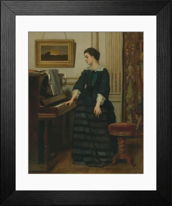 Framed Print : L absence. Creator: Stevens, Alfred (1823-1906) Framed Print : L absence. Creator: Stevens, Alfred (1823-1906)