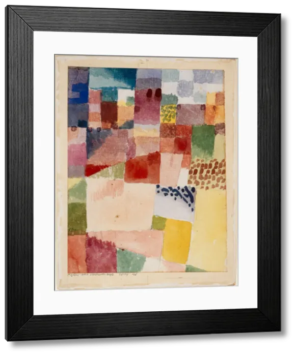 Framed Print : Motif from Hamammet, 1914. Creator: Klee, Paul (1879-1940) Framed Print : Motif from Hamammet, 1914. Creator: Klee, Paul (1879-1940)