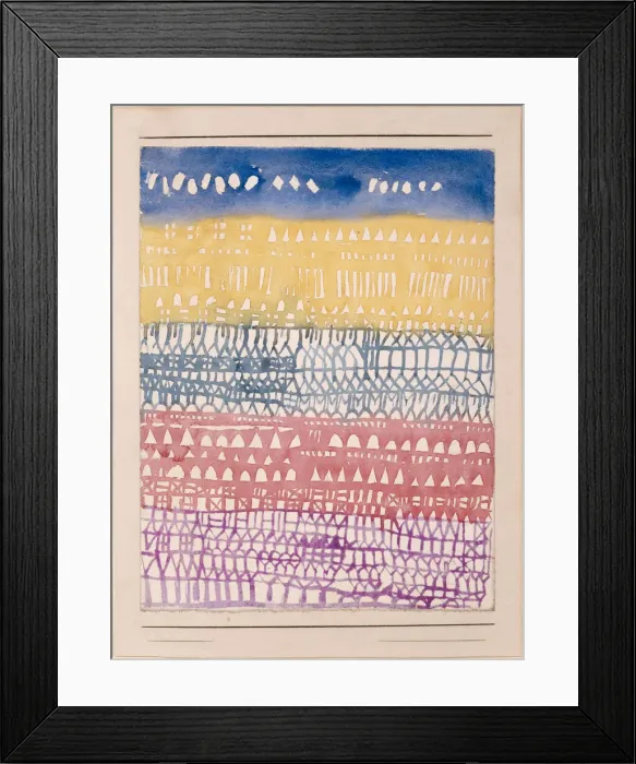 Framed Print : Old Town (Overview), 1928. Creator: Klee, Paul (1879-1940) Framed Print : Old Town (Overview), 1928. Creator: Klee, Paul (1879-1940)