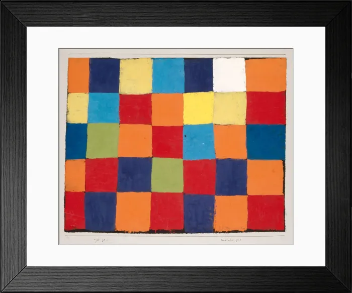 Framed Print : Colour Table Qu 1, 1930. Creator: Klee, Paul (1879-1940) Framed Print : Colour Table Qu 1, 1930. Creator: Klee, Paul (1879-1940)