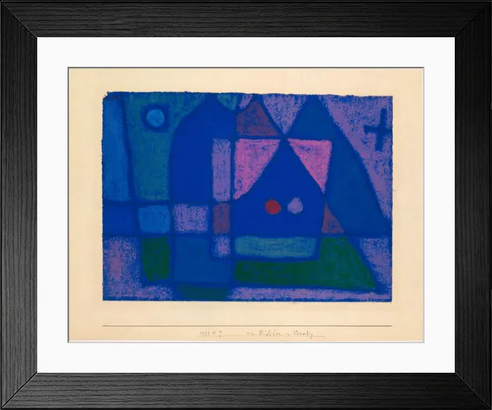 Framed Print : A small room in Venice, 1933. Creator: Klee, Paul (1879-1940) Framed Print : A small room in Venice, 1933. Creator: Klee, Paul (1879-1940)