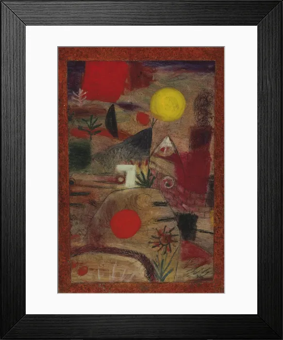 Framed Print : Feier und Untergang (Celebration and Downfall), 1920. Creator: Klee, Paul (1879-1940) Framed Print : Feier und Untergang (Celebration and Downfall), 1920. Creator: Klee, Paul (1879-1940)