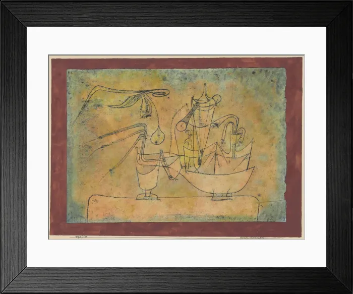 Framed Print : Distillation of Pears, 1921. Creator: Klee, Paul (1879-1940) Framed Print : Distillation of Pears, 1921. Creator: Klee, Paul (1879-1940)
