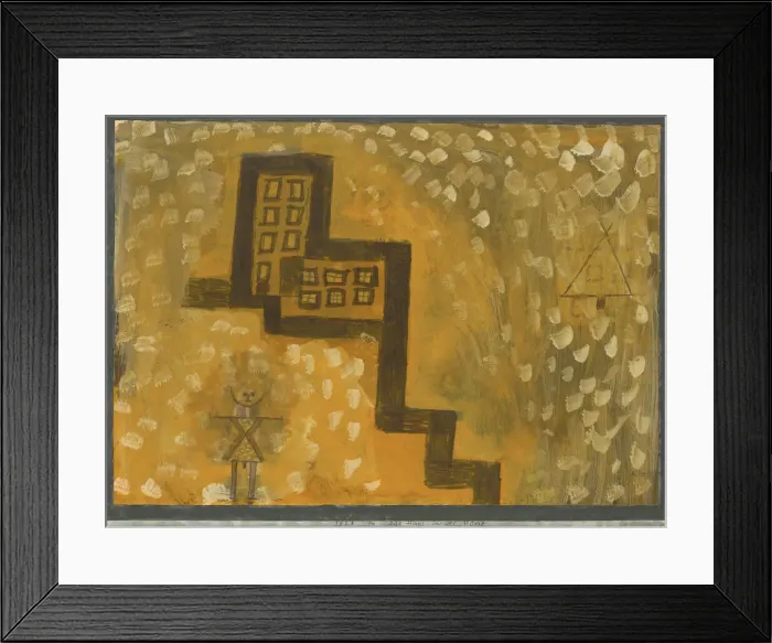 Framed Print : The House On High, 1923. Creator: Klee, Paul (1879-1940) Framed Print : The House On High, 1923. Creator: Klee, Paul (1879-1940)