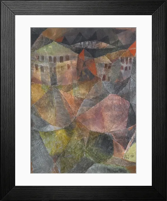 Framed Print : The Hotel, 1913. Creator: Klee, Paul (1879-1940) Framed Print : The Hotel, 1913. Creator: Klee, Paul (1879-1940)