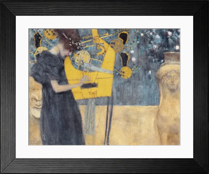 Framed Print : Music I, 1895. Creator: Klimt, Gustav (1862-1918) Framed Print : Music I, 1895. Creator: Klimt, Gustav (1862-1918)