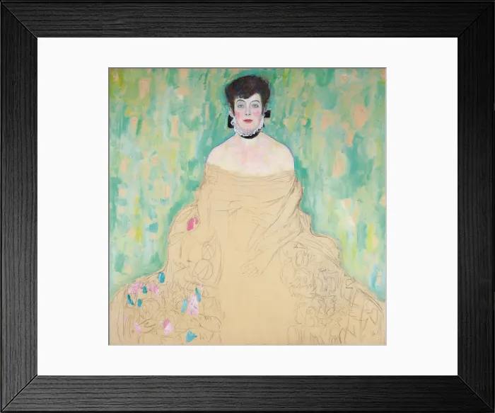 Framed Print : Portrait of Amalie Zuckerkandl, 1916-1918. Creator: Klimt, Gustav (1862-1918) Framed Print : Portrait of Amalie Zuckerkandl, 1916-1918. Creator: Klimt, Gustav (1862-1918)