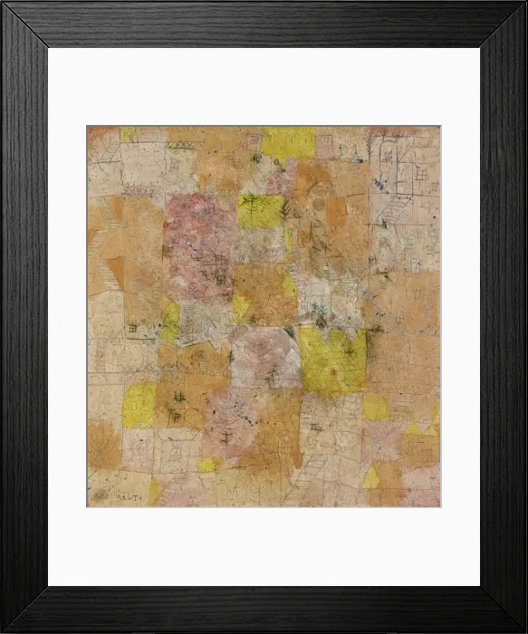 Framed Print : Suburban Idyll, 1926. Creator: Klee, Paul (1879-1940) Framed Print : Suburban Idyll, 1926. Creator: Klee, Paul (1879-1940)