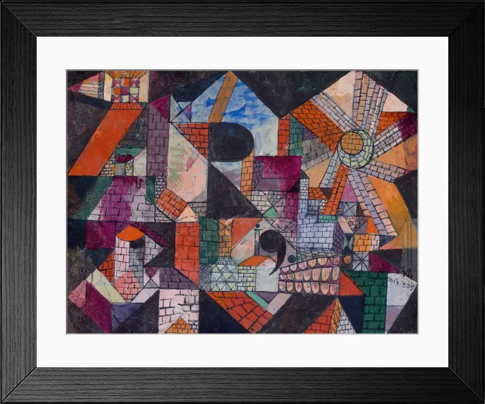 Framed Print : City R, 1919. Creator: Klee, Paul (1879-1940) Framed Print : City R, 1919. Creator: Klee, Paul (1879-1940)