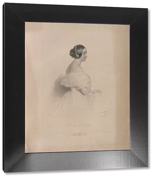 Portrait of the Opera singer Marietta Brambilla (1807-1875), 1839