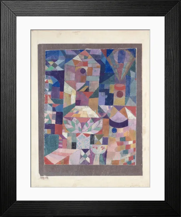 Framed Print : Castle Garden, 1919. Creator: Klee, Paul (1879-1940)