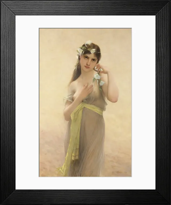 Framed Print : Morning Glory, 1879. Creator: Lefebvre, Jules Joseph (1836-1911) Framed Print : Morning Glory, 1879. Creator: Lefebvre, Jules Joseph (1836-1911)