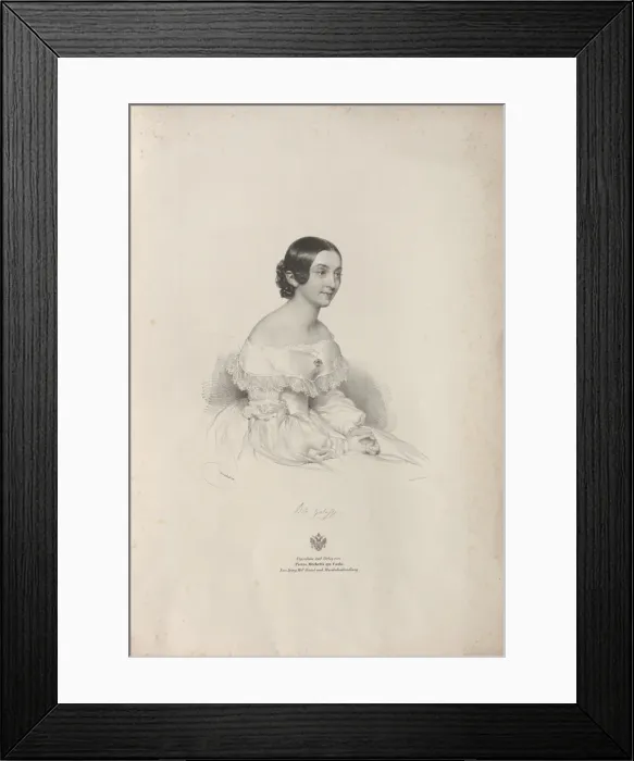 Framed Print : Portrait of the Opera singer Rita Gabussi (1810-1891), 1840 Framed Print : Portrait of the Opera singer Rita Gabussi (1810-1891), 1840