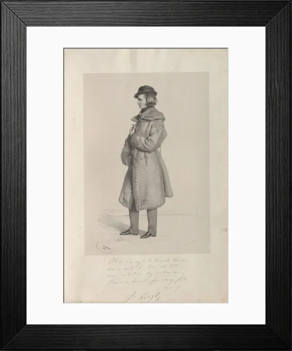 Framed Print : Portrait of Franz Liszt (1811-1886), 1840. Creator: Kriehuber, Josef (1800-1876) Framed Print : Portrait of Franz Liszt (1811-1886), 1840. Creator: Kriehuber, Josef (1800-1876)