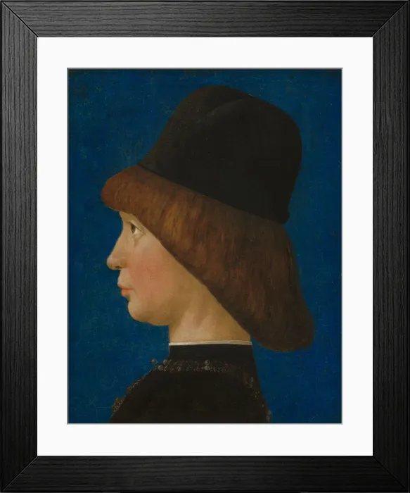 Framed Print : Francesco II Gonzaga, Fourth Marquis of Mantua, c. 1474 / 1480. Creator: Baldassare d Este Framed Print : Francesco II Gonzaga, Fourth Marquis of Mantua, c. 1474 / 1480. Creator: Baldassare d Este