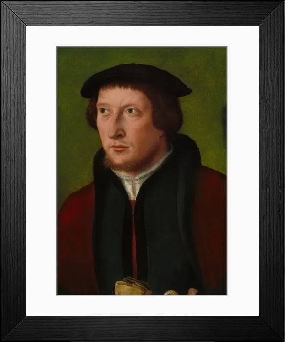 Framed Print : Portrait of a Man, c. 1530 / 1540. Creator: Bartholomaeus Bruyn the Elder Framed Print : Portrait of a Man, c. 1530 / 1540. Creator: Bartholomaeus Bruyn the Elder