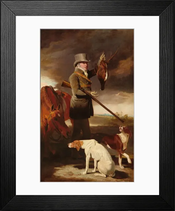 Framed Print : J. G. Shaddick, the Celebrated Sportsman, 1806. Creator: Benjamin Marshall Framed Print : J. G. Shaddick, the Celebrated Sportsman, 1806. Creator: Benjamin Marshall