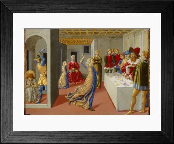 Framed Print : The Feast of Herod and the Beheading of Saint John the Baptist, 1461-1462 Framed Print : The Feast of Herod and the Beheading of Saint John the Baptist, 1461-1462